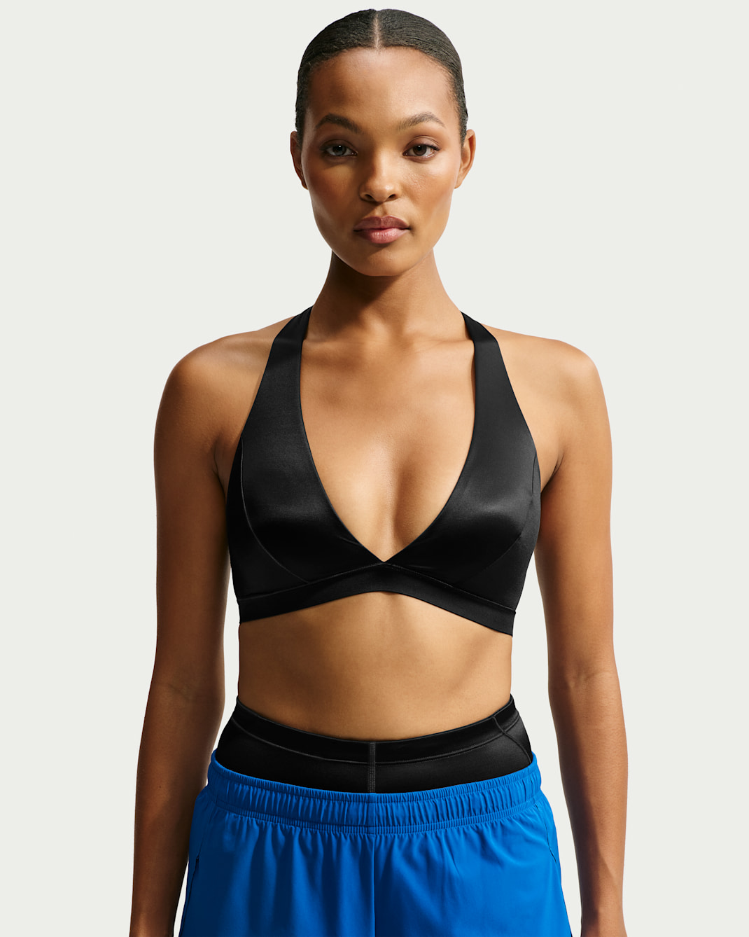 Brassière dos nu NikeSKIMS Satin Shine pour femme - NSKM Obsidian/NSKM Obsidian