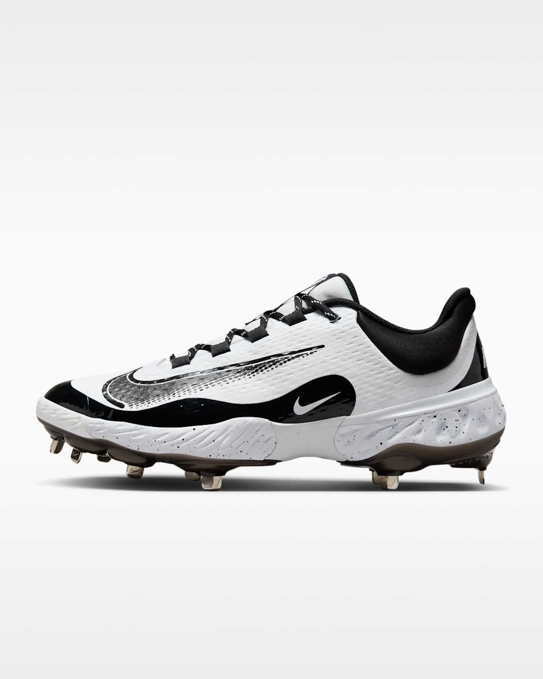 Calzado de béisbol para hombre Nike Alpha Huarache Elite 4 Low - Blanco/Negro