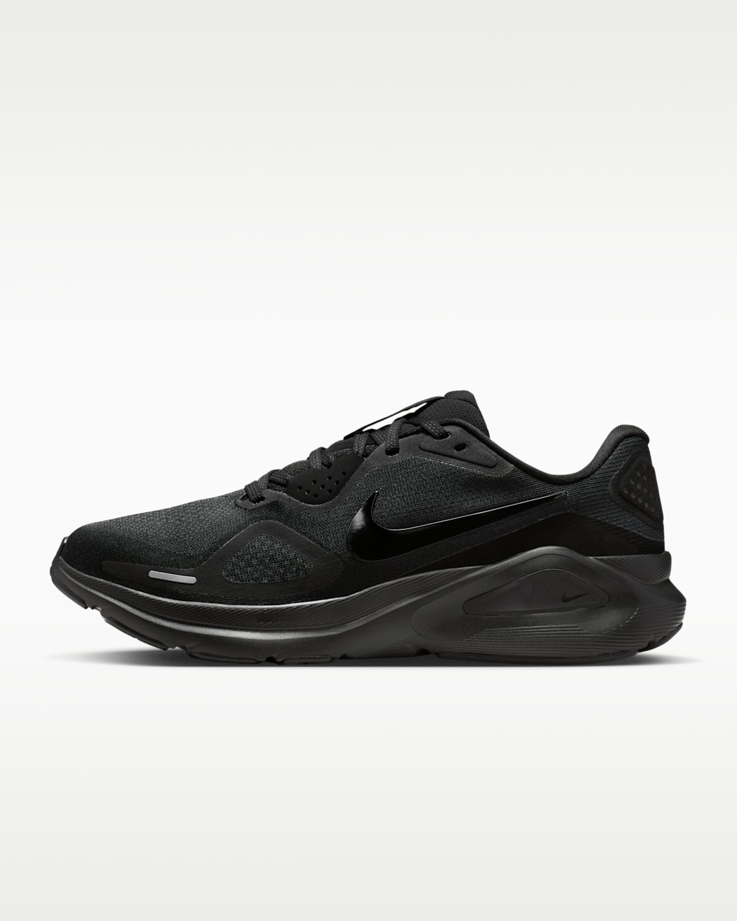 Nike Structure 26 Women's Road Running Shoes - Black/Iron Grey/Metallic Silver/Black