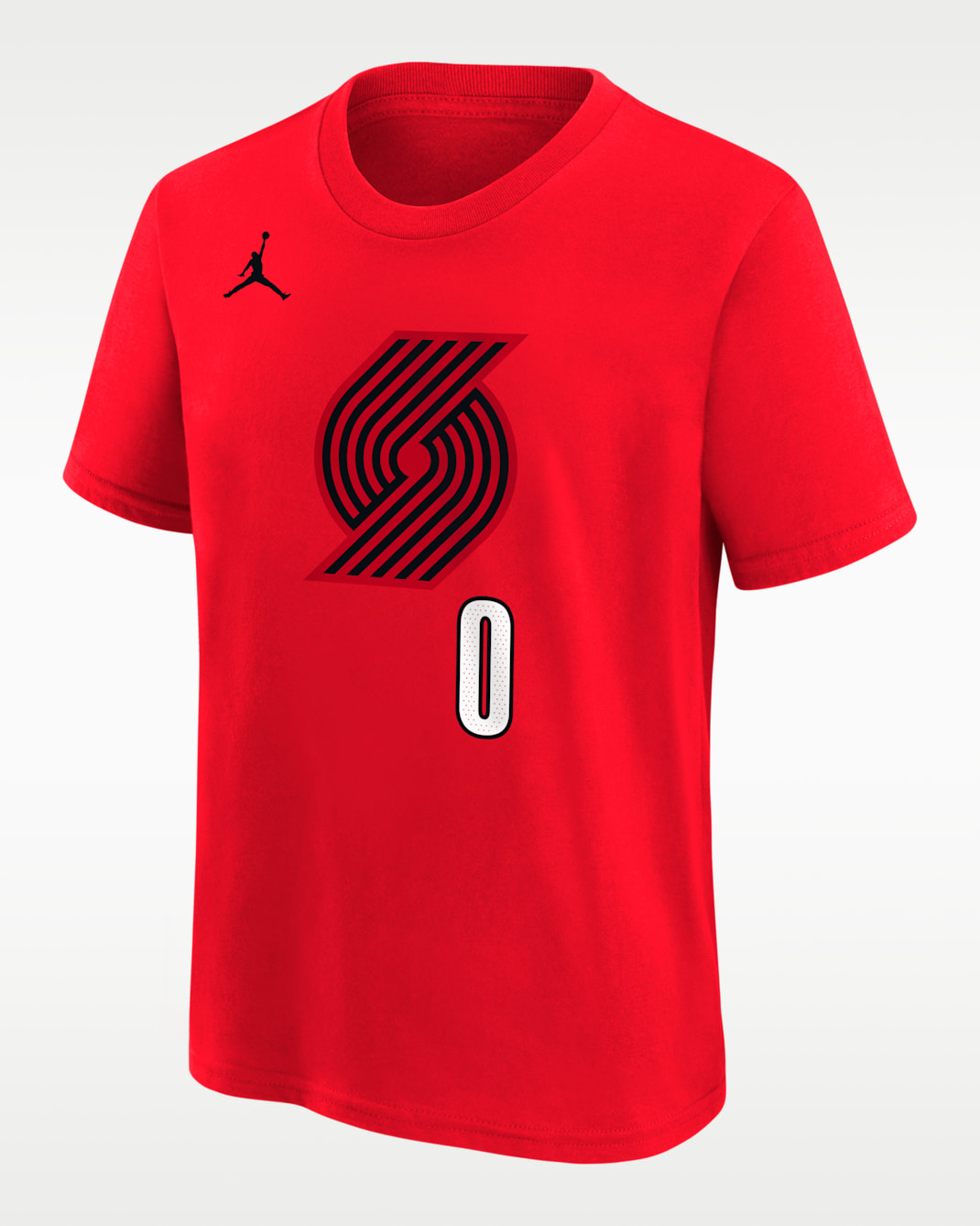 Playera de la NBA para niños talla grande Damian Lillard Portland Trail Blazers Statement Edition - Rojo universitario