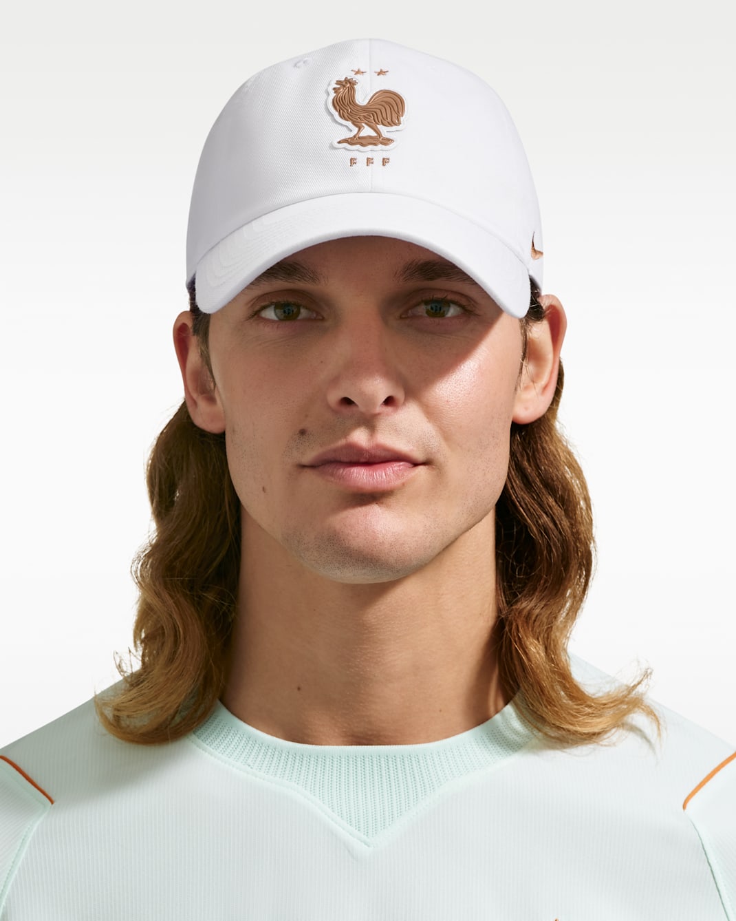 Gorra de futbol Nike de la FFF Club - Blanco