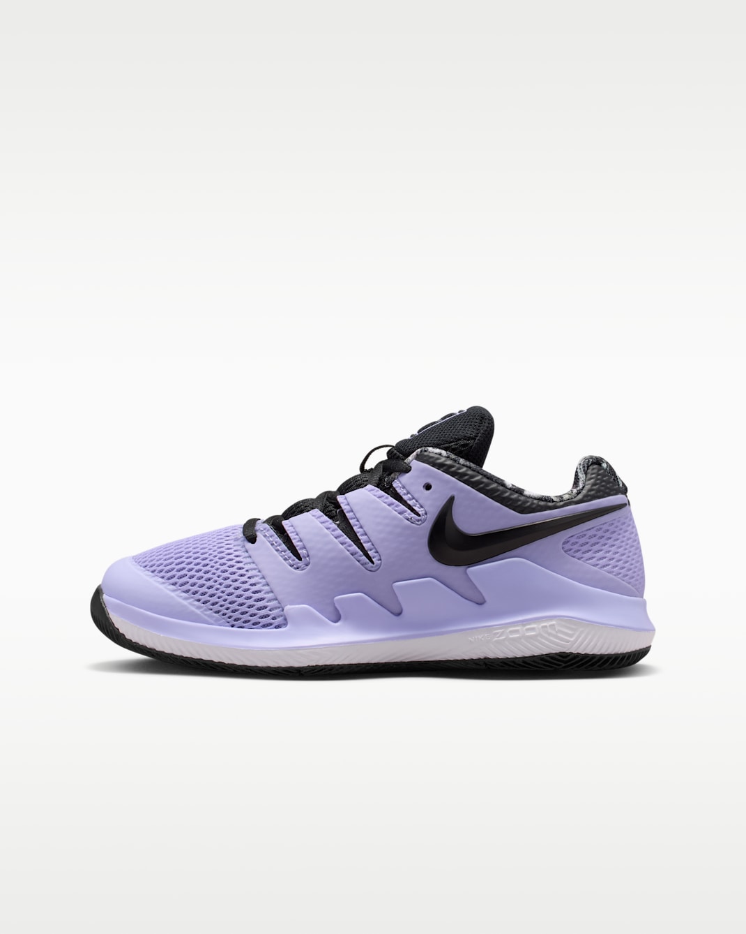 NikeCourt Jr. Vapor X Little/Big Kids' Tennis Shoes - Purple Agate/White/Hyper Crimson/Black