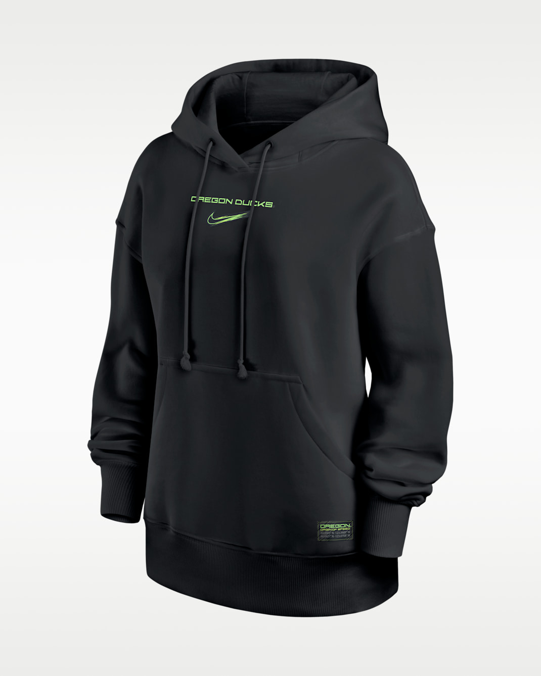 Oregon Legacy Women's Nike College Pullover Hoodie - Black