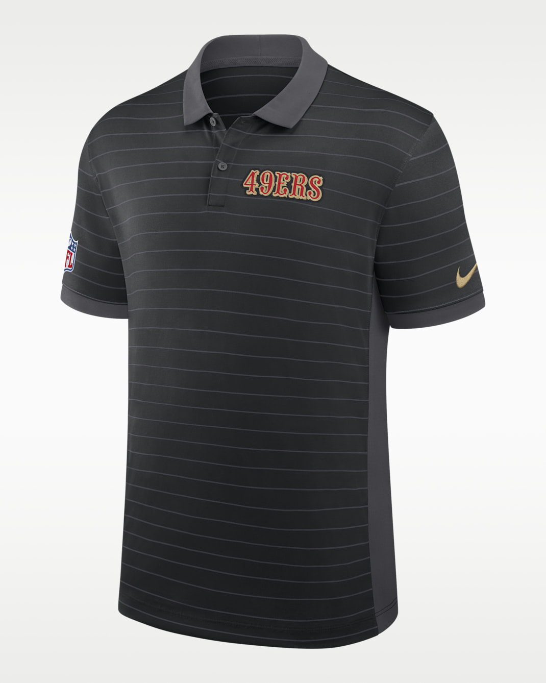 San Francisco 49ers Rivalries Collection Sideline Victory Men's Nike Dri-FIT NFL Polo - Black