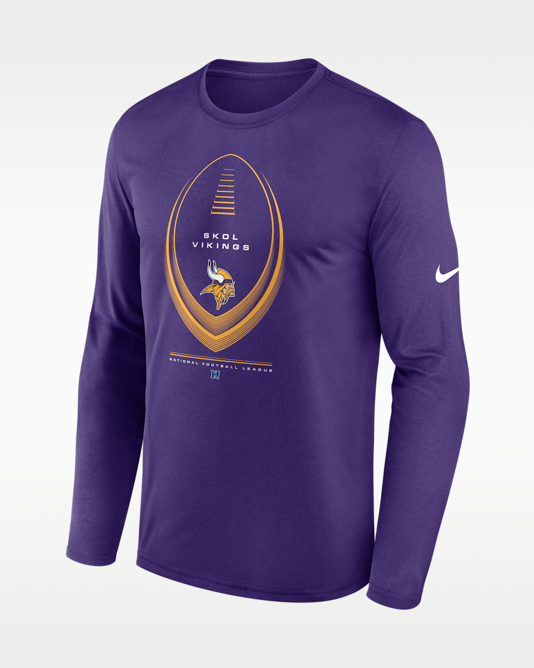 Minnesota Vikings Legend Icon Men's Nike Dri-FIT NFL Long-Sleeve T-Shirt - Purple
