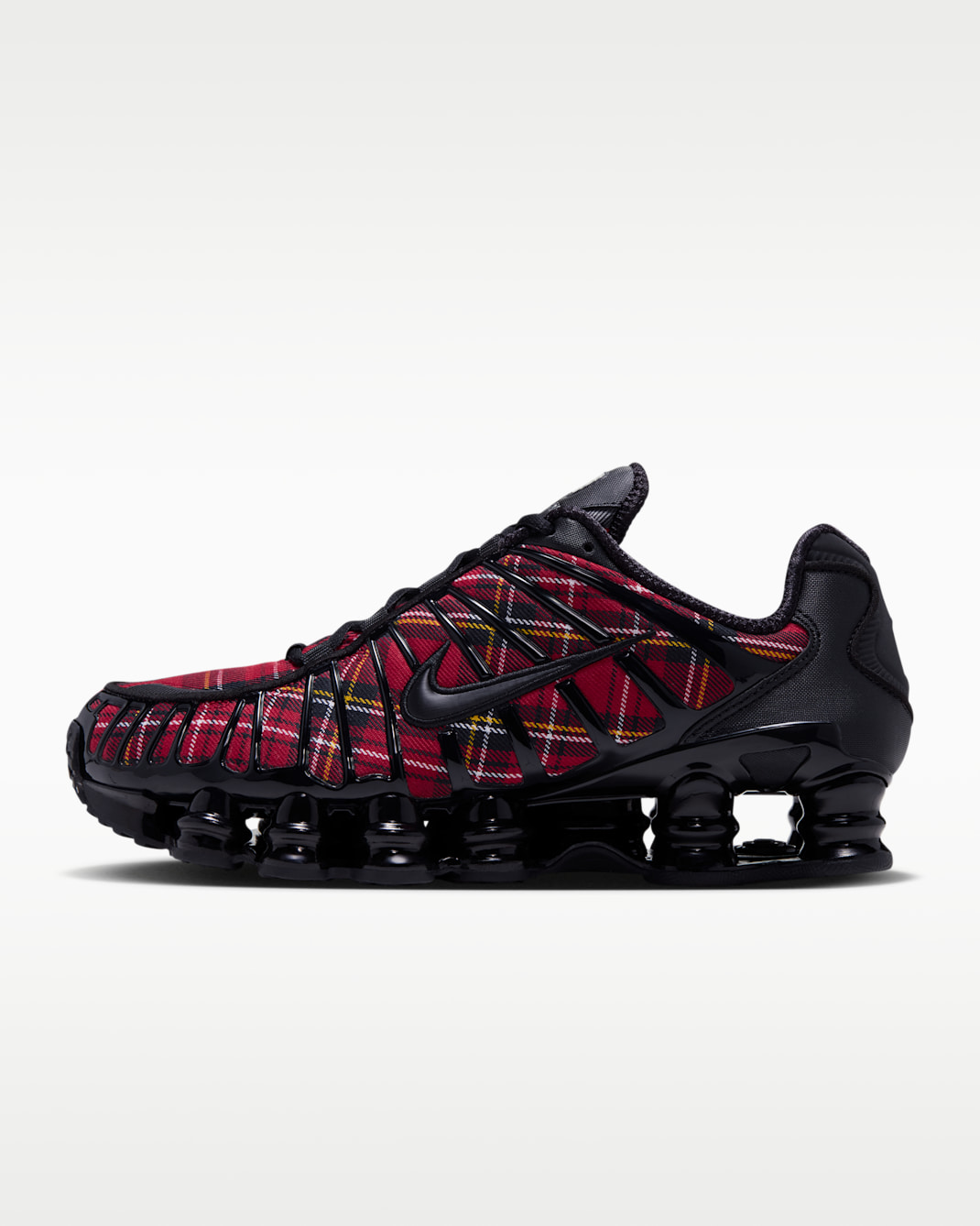 Nike Shox TL Women's Shoes - Black/Tough Red/Yellow Ochre/Black