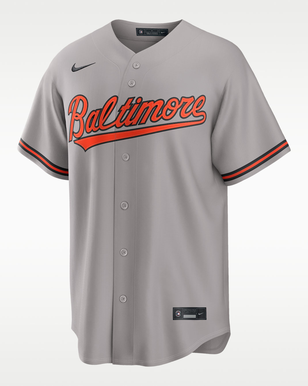 Jersey Nike de la MLB Replica para hombre Gunnar Henderson Baltimore Orioles - Gris