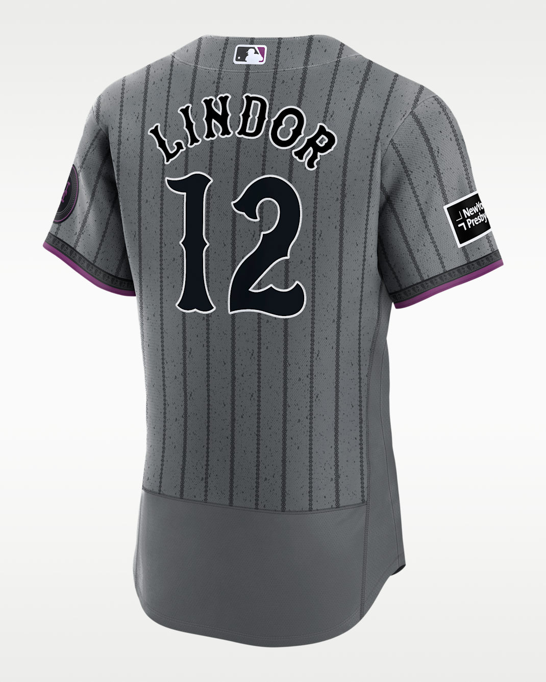 Francisco Lindor New York Mets City Connect Men's Nike MLB Authentic Jersey