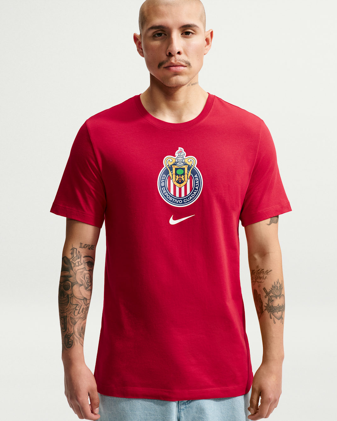 C.D. Guadalajara Men's Nike Soccer T-Shirt - Gym Red