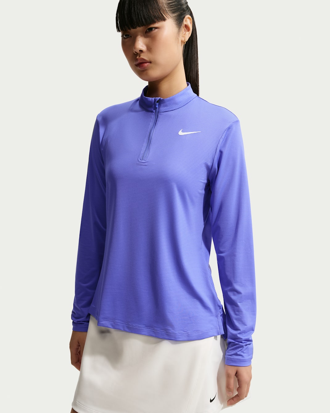 Nike Victory Women's Dri-FIT 1/4-Zip Golf Top - Sapphire/White
