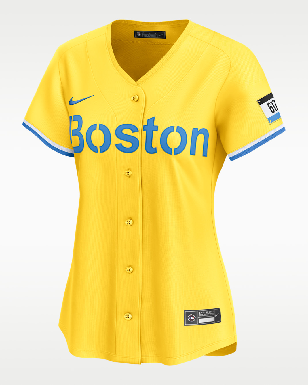 Boston Red Sox City Connect Women's Nike Dri-FIT MLB Limited Jersey - Yellow