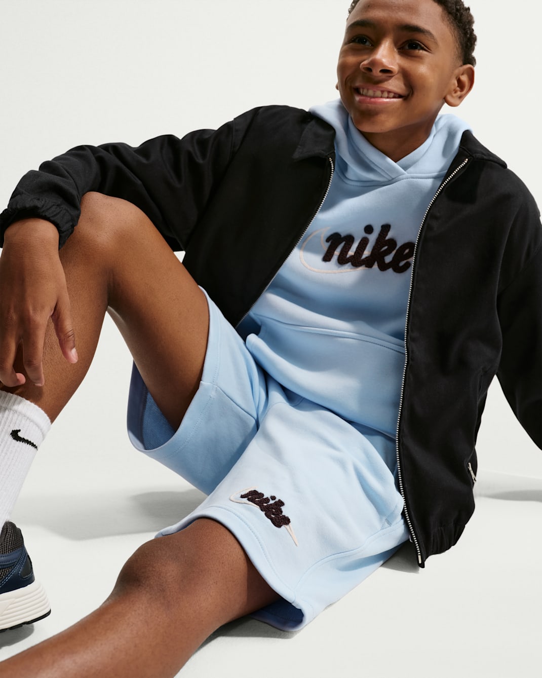 Nike Sportswear Club Big Kids' French Terry Shorts
