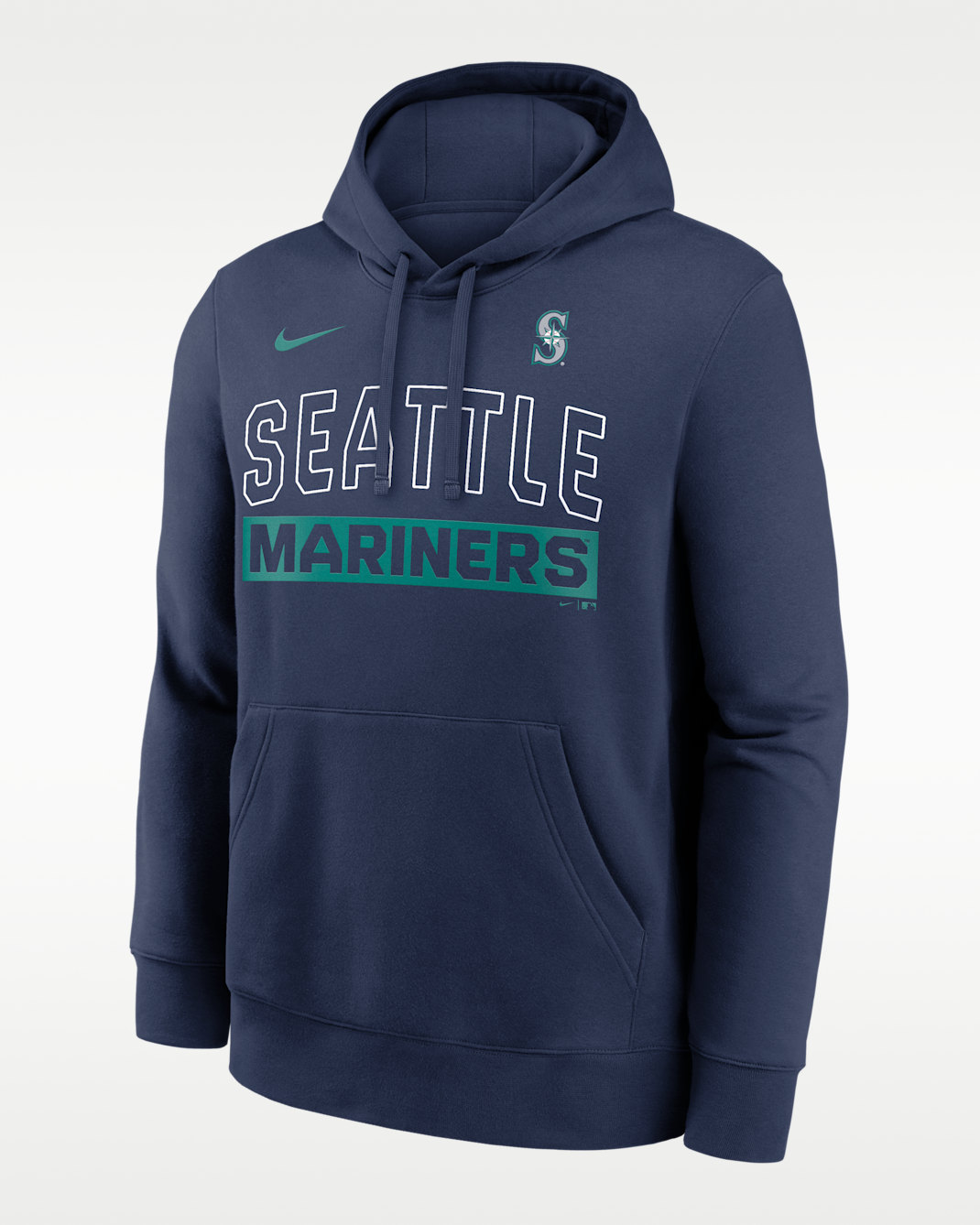 Seattle Mariners Club Men's Nike MLB Pullover Hoodie - Navy