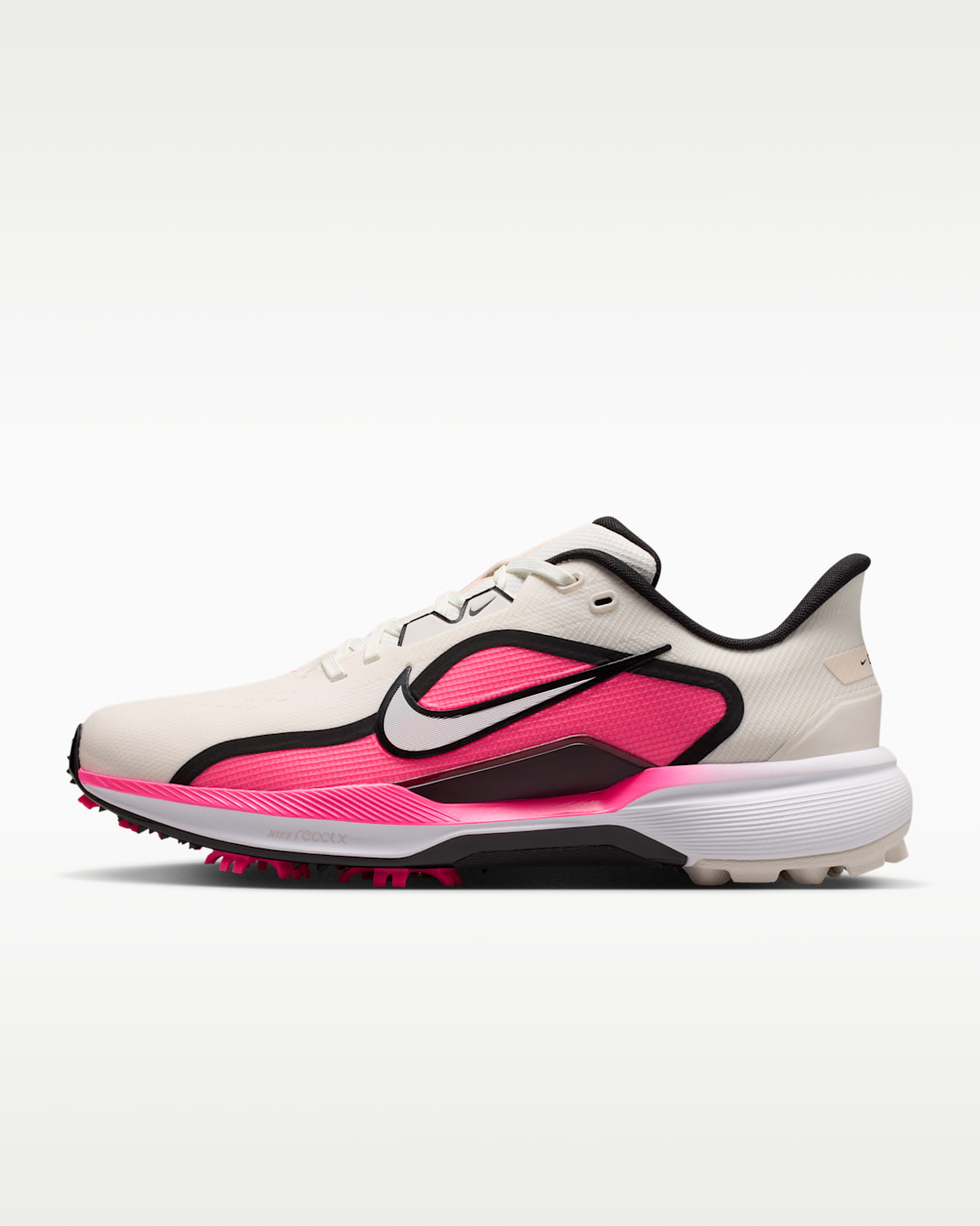 Nike Pegasus 1 Men's Golf Shoes - Sail/Hyper Pink/Black