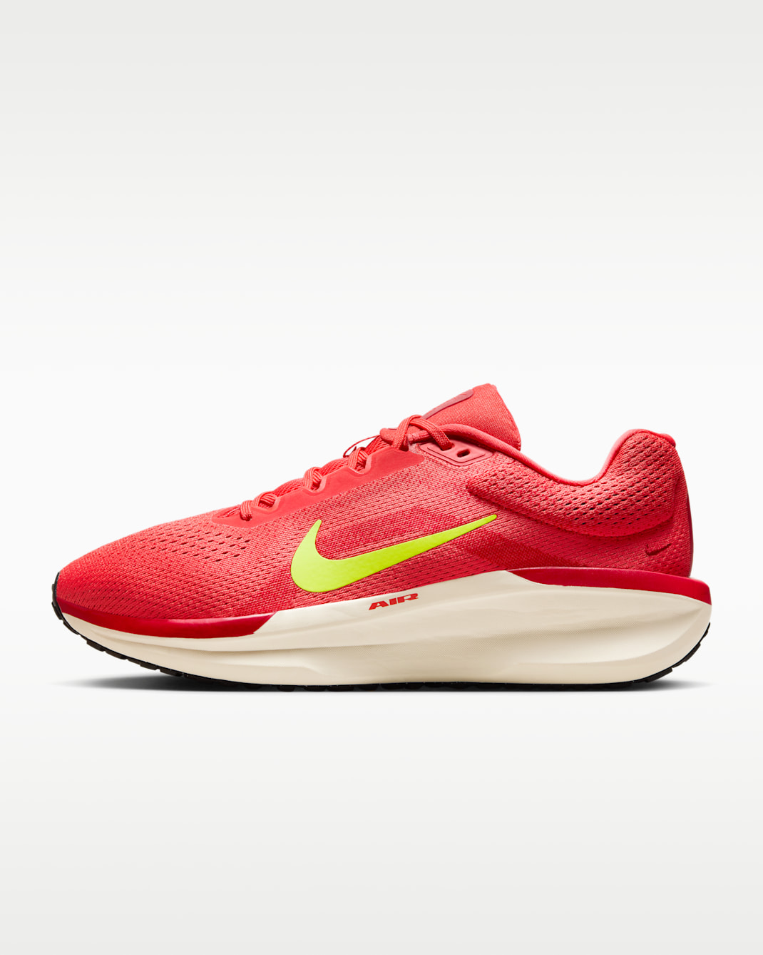 Nike Winflo 11 Men's Road Running Shoes - Light Crimson/Gym Red/Pale Ivory/Volt
