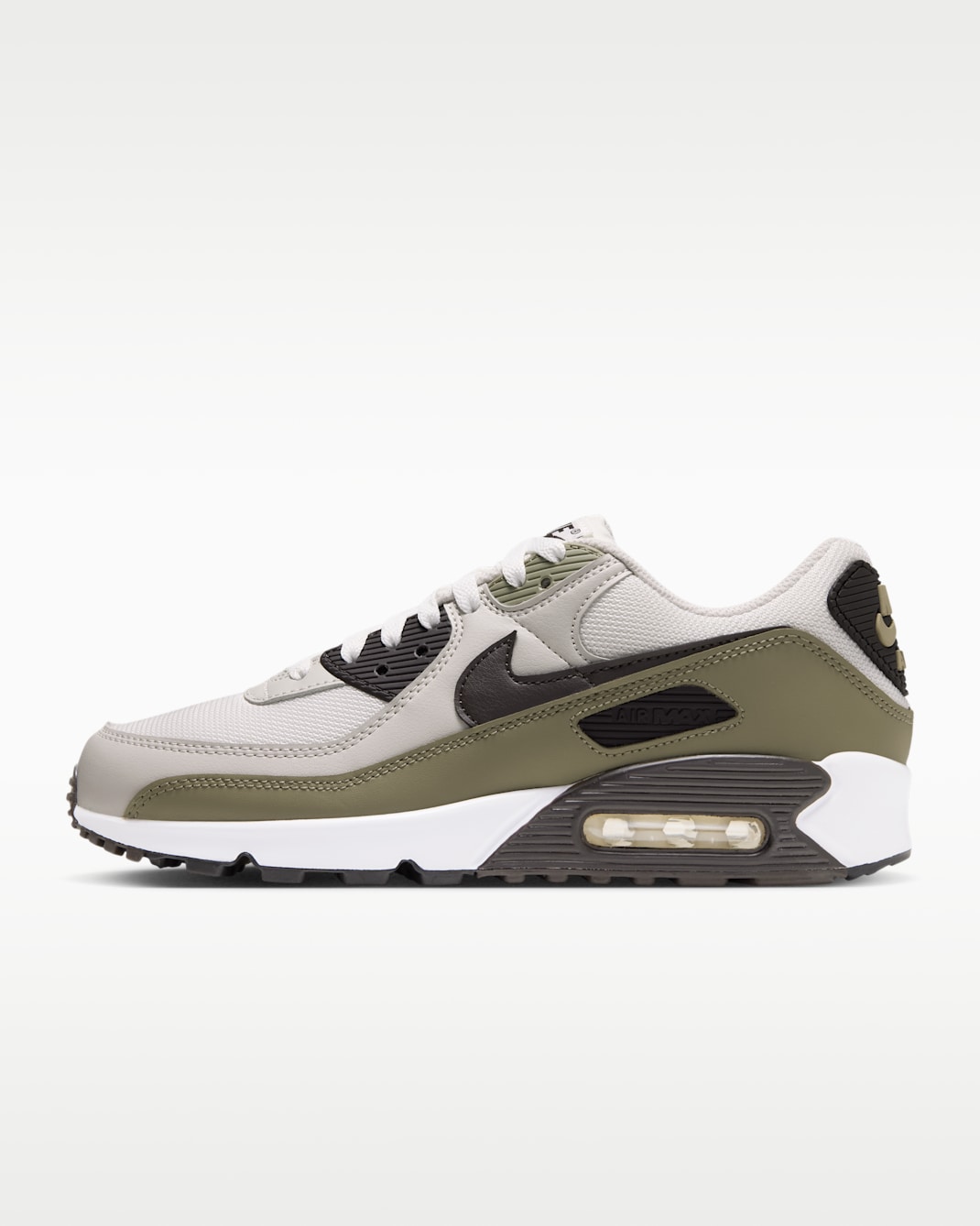 Nike Air Max 90 Women's Shoes - Sail/Neutral Olive/Light Bone/Velvet Brown