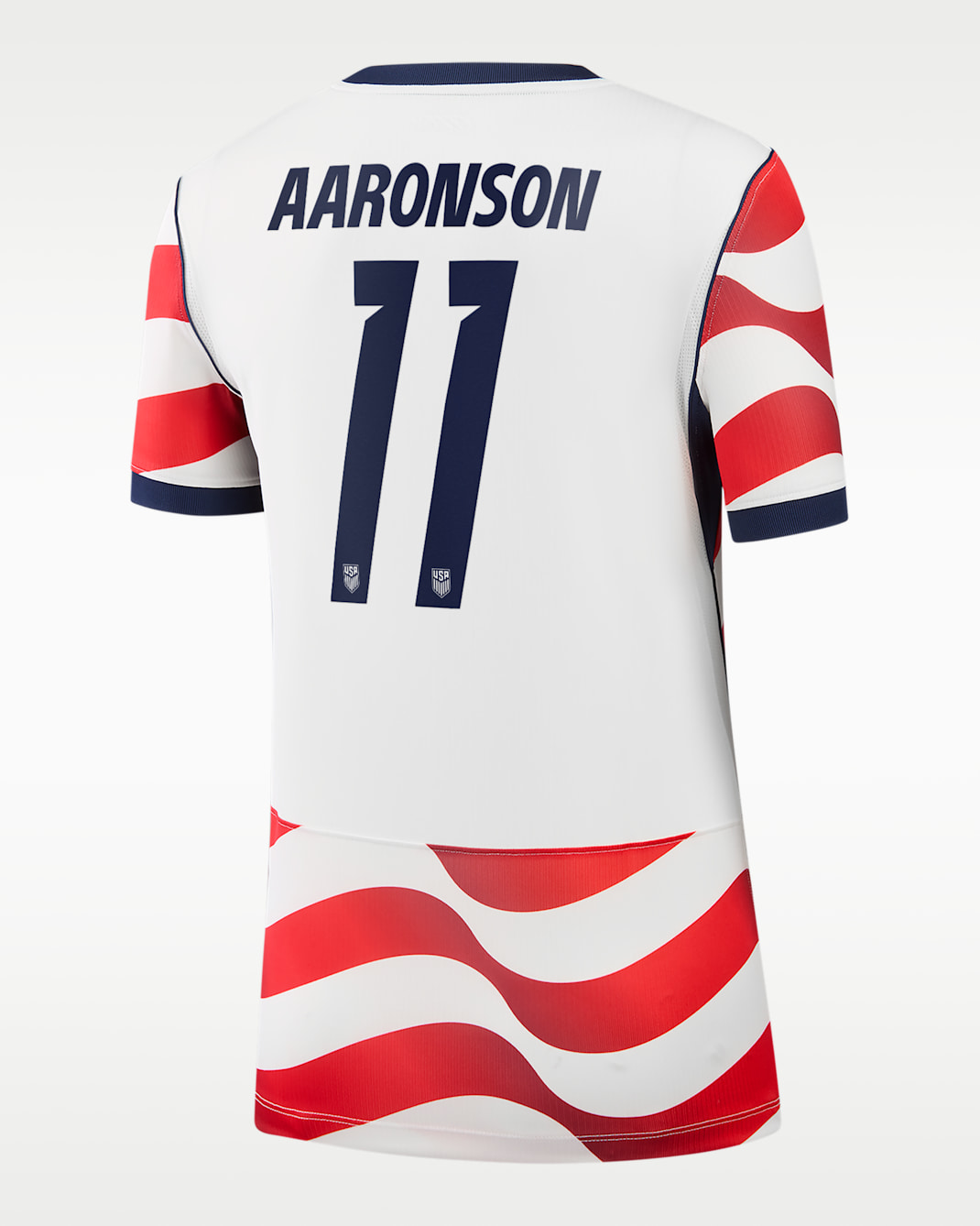 Brenden Aaronson USMNT 2026 Stadium Home Women's Nike Dri-FIT Soccer Jersey - White