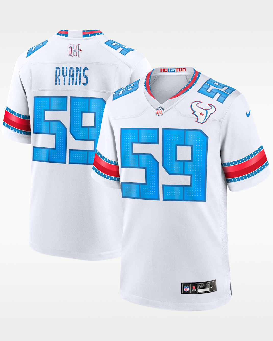 DeMeco Ryans Houston Texans Rivalries Collection Men's Nike NFL Game Jersey - White