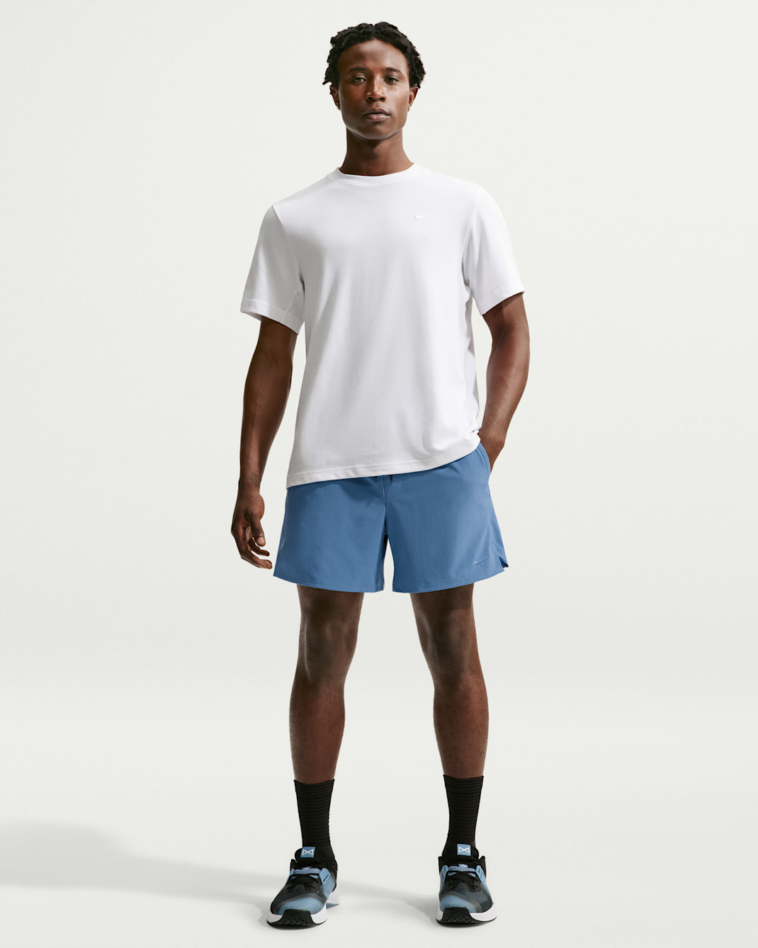 Nike Unlimited Men's Dri-FIT 5" Unlined Versatile Shorts - Indigo Storm/Black/Indigo Storm