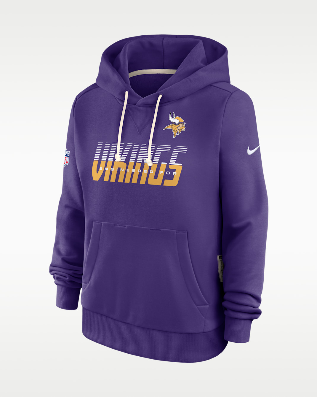 Minnesota Vikings Sideline Standard Issue Women's Nike Dri-FIT NFL Pullover Hoodie - Purple