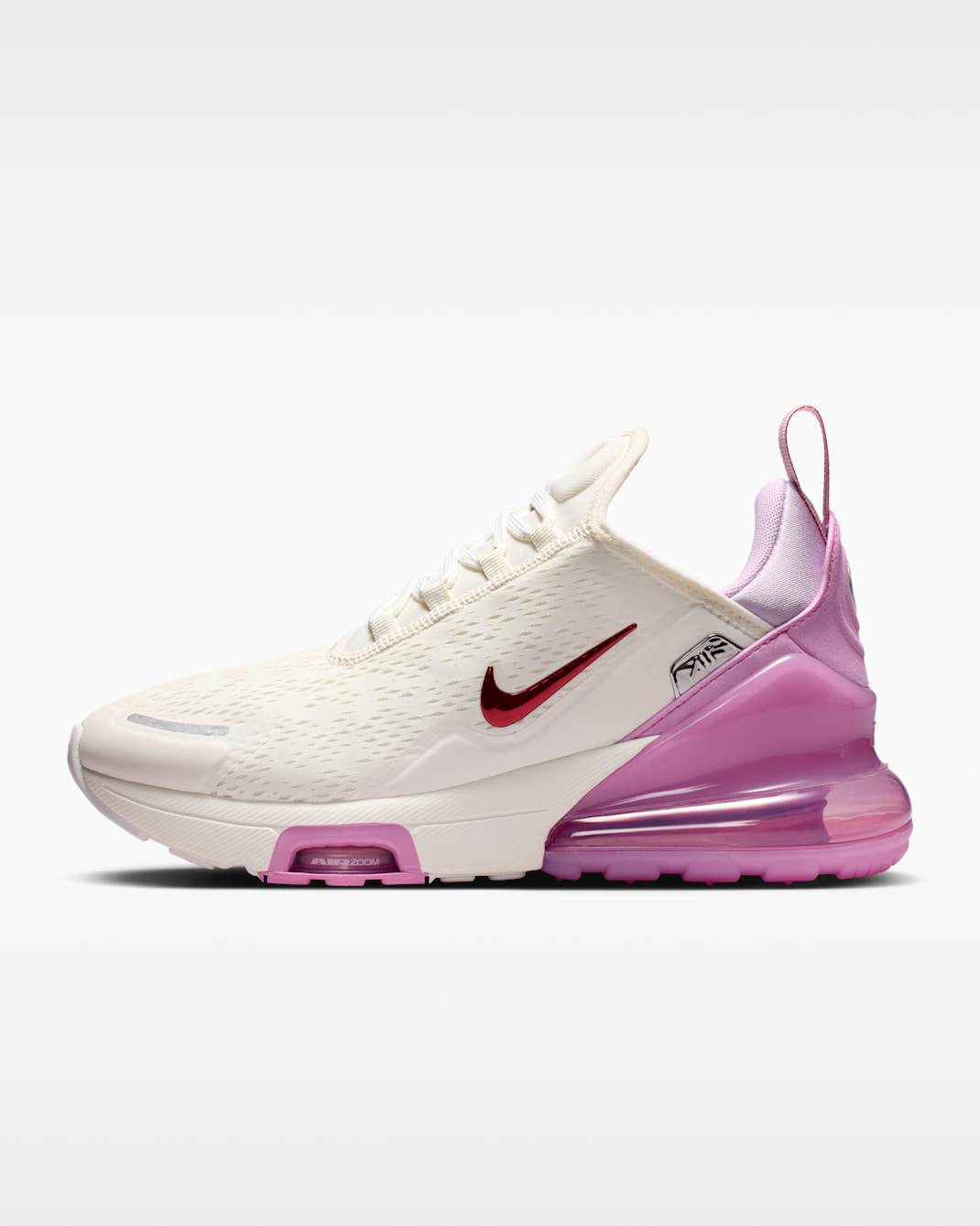 Nike Air Max 270 Premium Women's Shoes - Sail/Light Magenta/Metallic Silver/Light Crimson