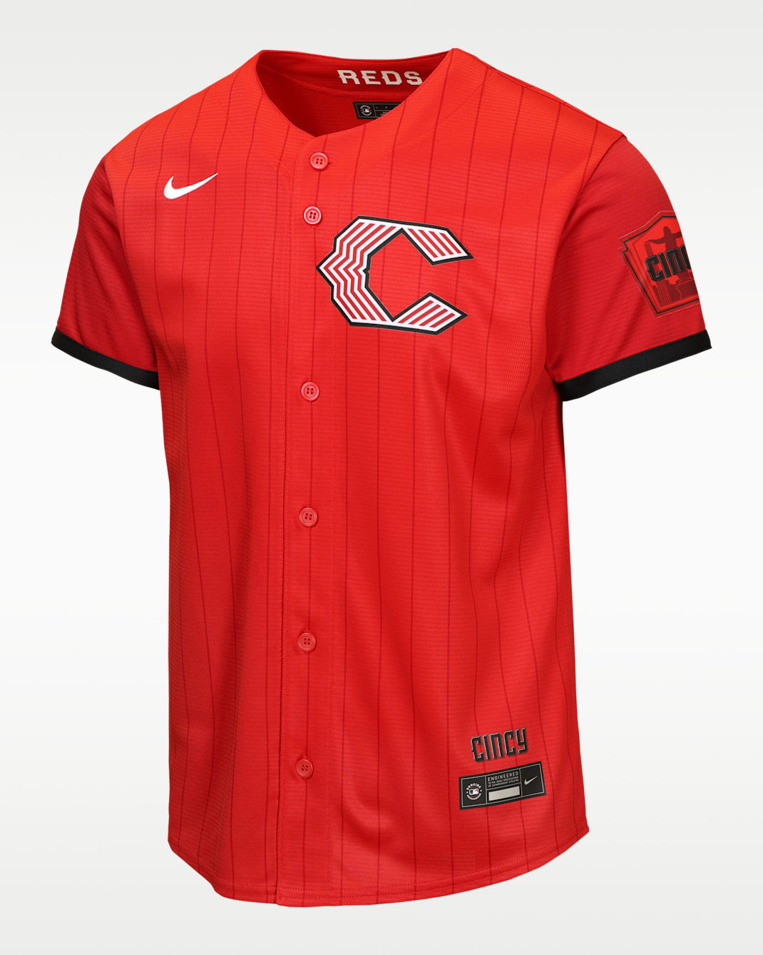 Cincinnati Reds City Connect Big Kids' Nike MLB Stadium Jersey - Red