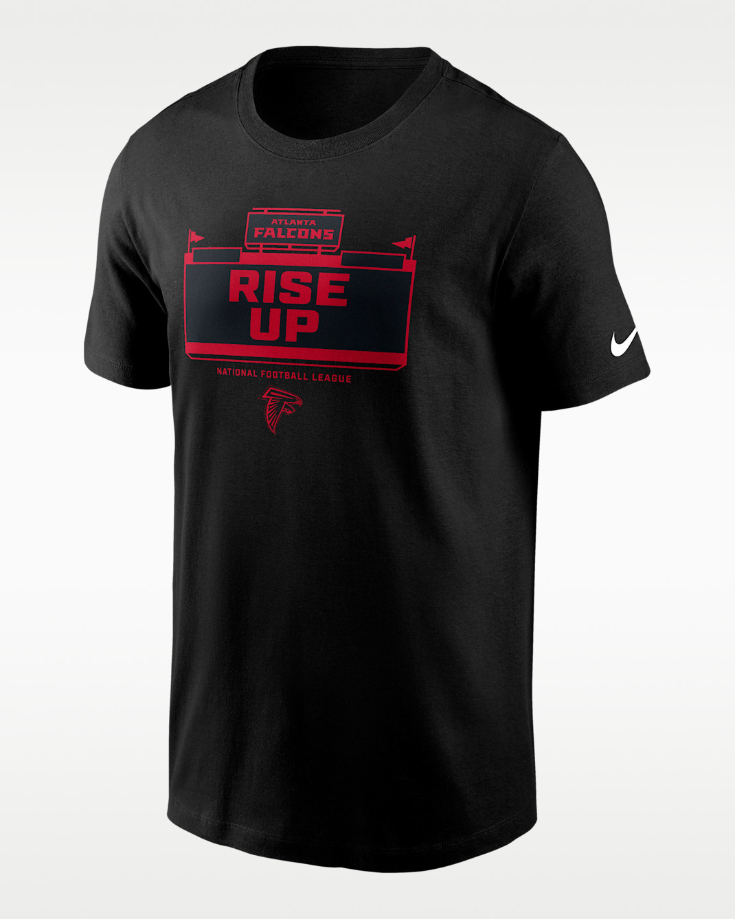 Atlanta Falcons Local Essential Men's Nike NFL T-Shirt - Black