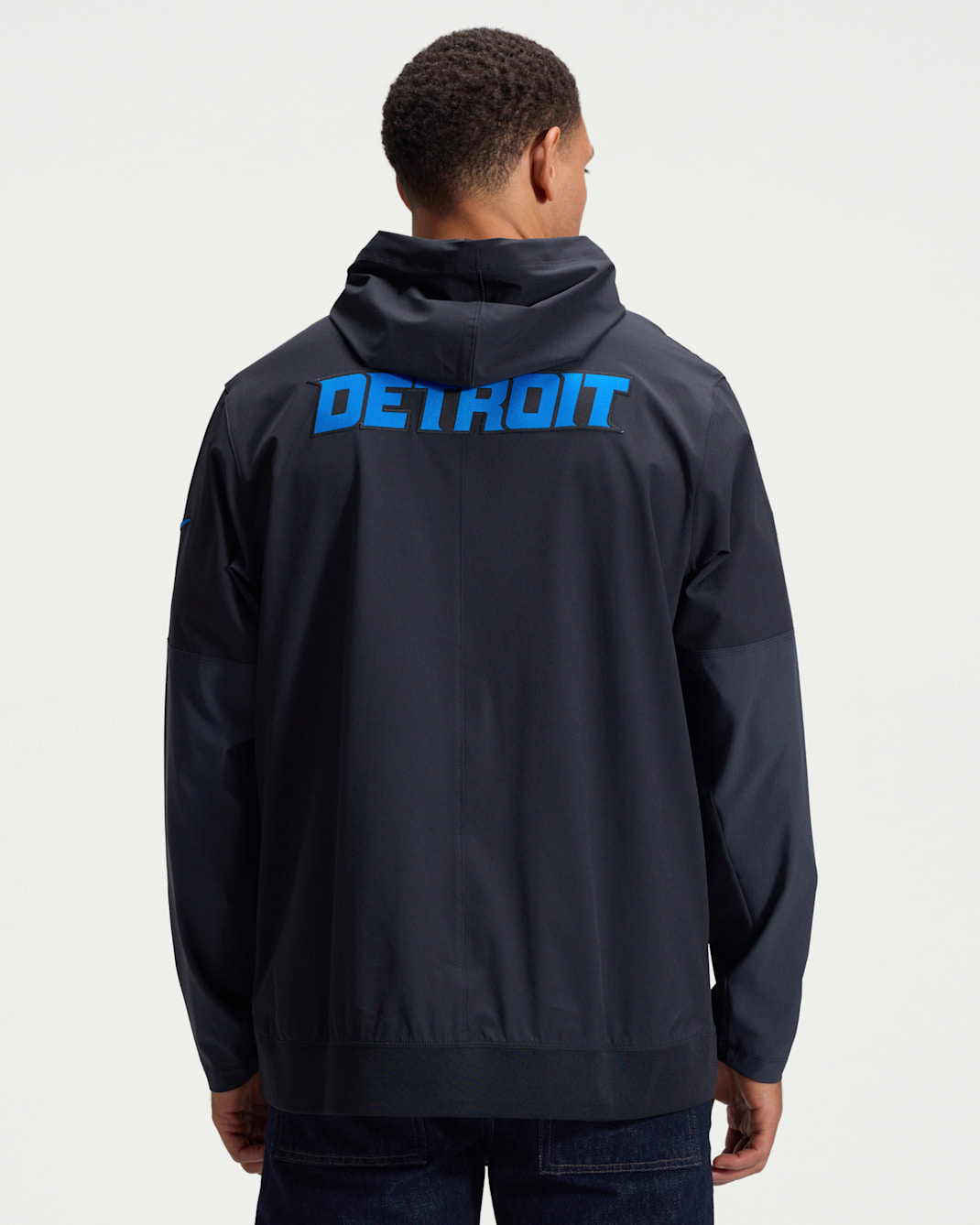 Detroit Lions Rivalries Collection Sideline Anorak Men's Nike NFL 1/2-Zip Hooded Jacket