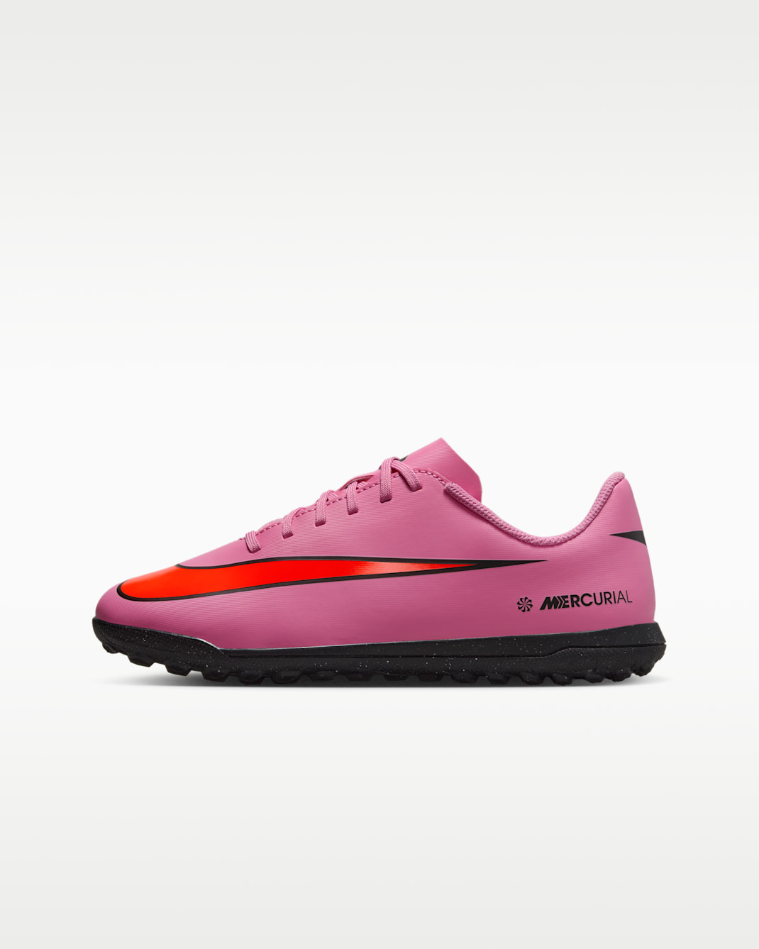 Chaussure de foot basse pour surface synthétique Nike Jr. Mercurial Vapor 16 Club pour enfant/ado - Magic Flamingo/Total Crimson/Noir