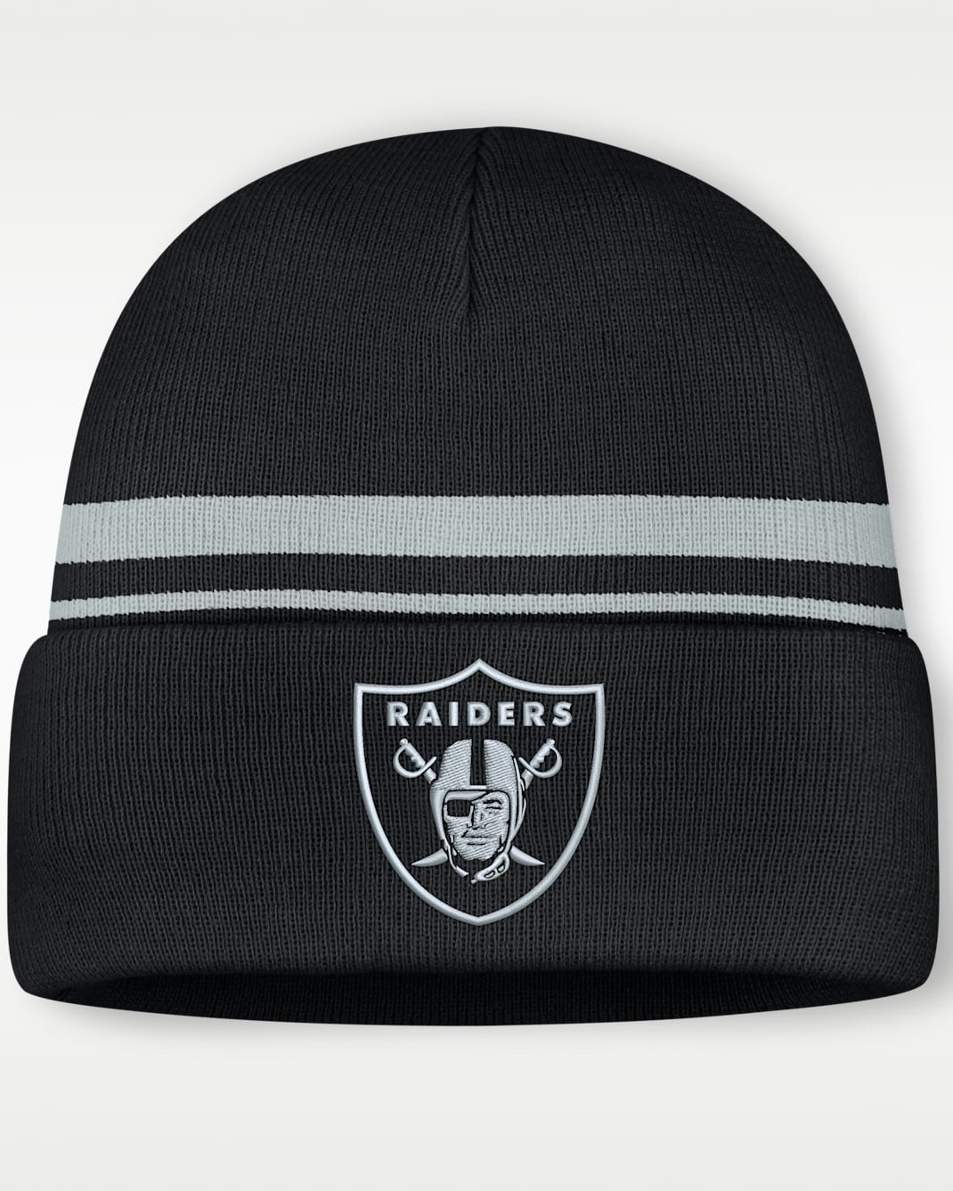 Las Vegas Raiders Primetime Utility Men's Nike NFL Cuffed Beanie - Black