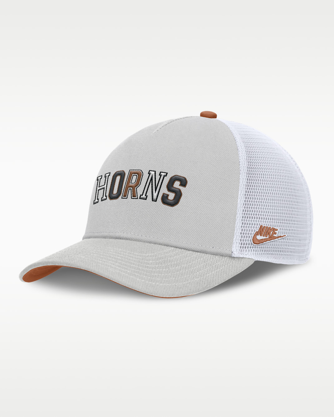 Texas Legacy Basketball Rise Men's Nike College Trucker Adjustable Hat - Grey