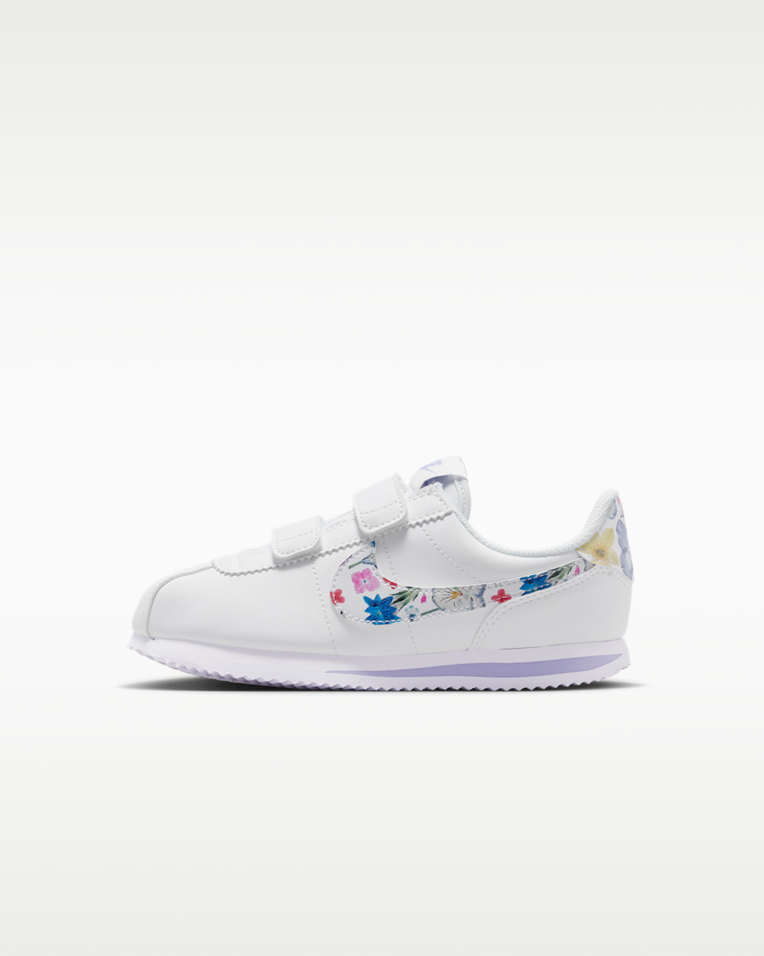 Nike Cortez SE Little Younger Kids' Shoes - Summit White/White/Light Thistle/Multi-Colour