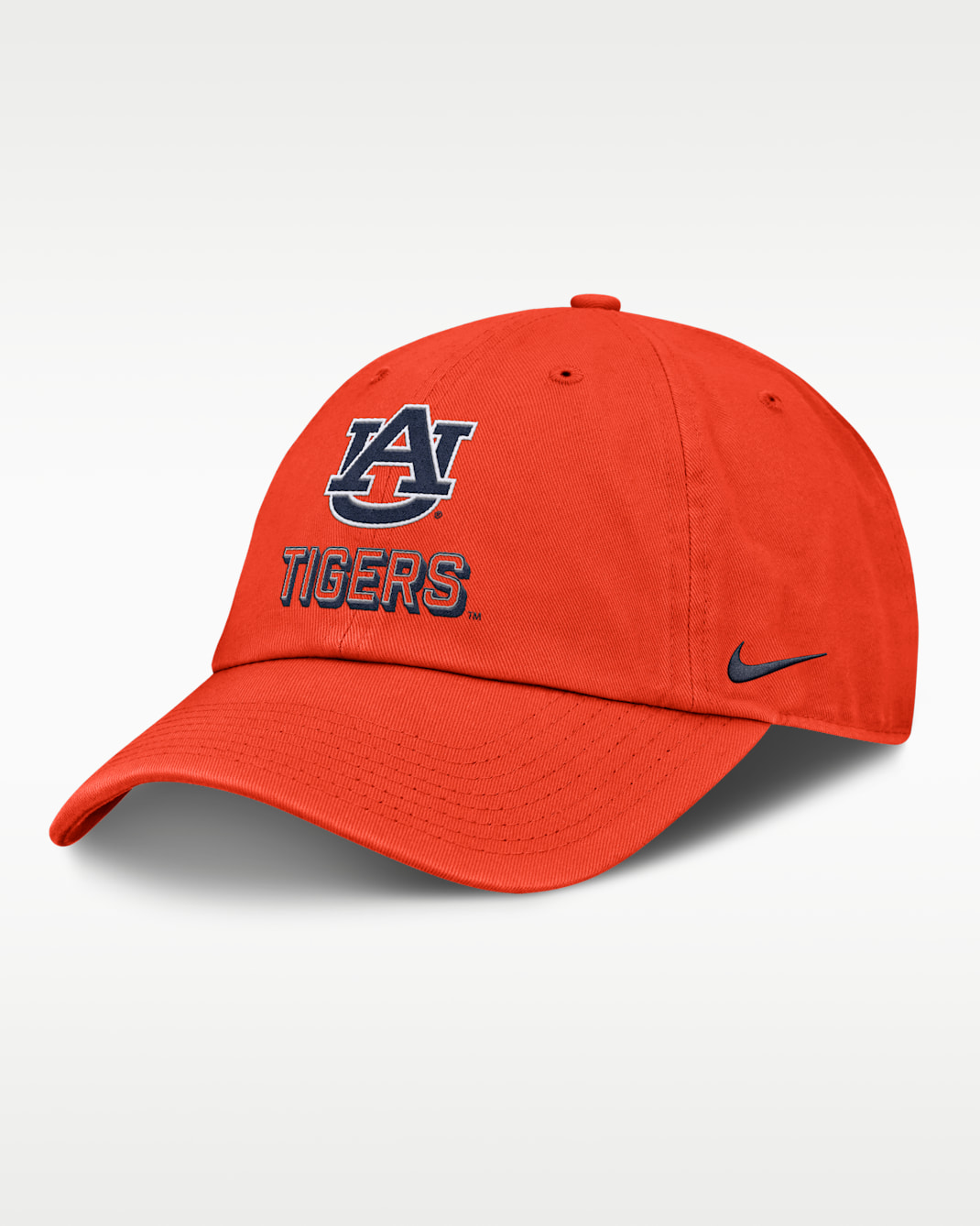 Gorra universitaria Nike ajustable para hombre Auburn On-Field Club Gameday - Naranja