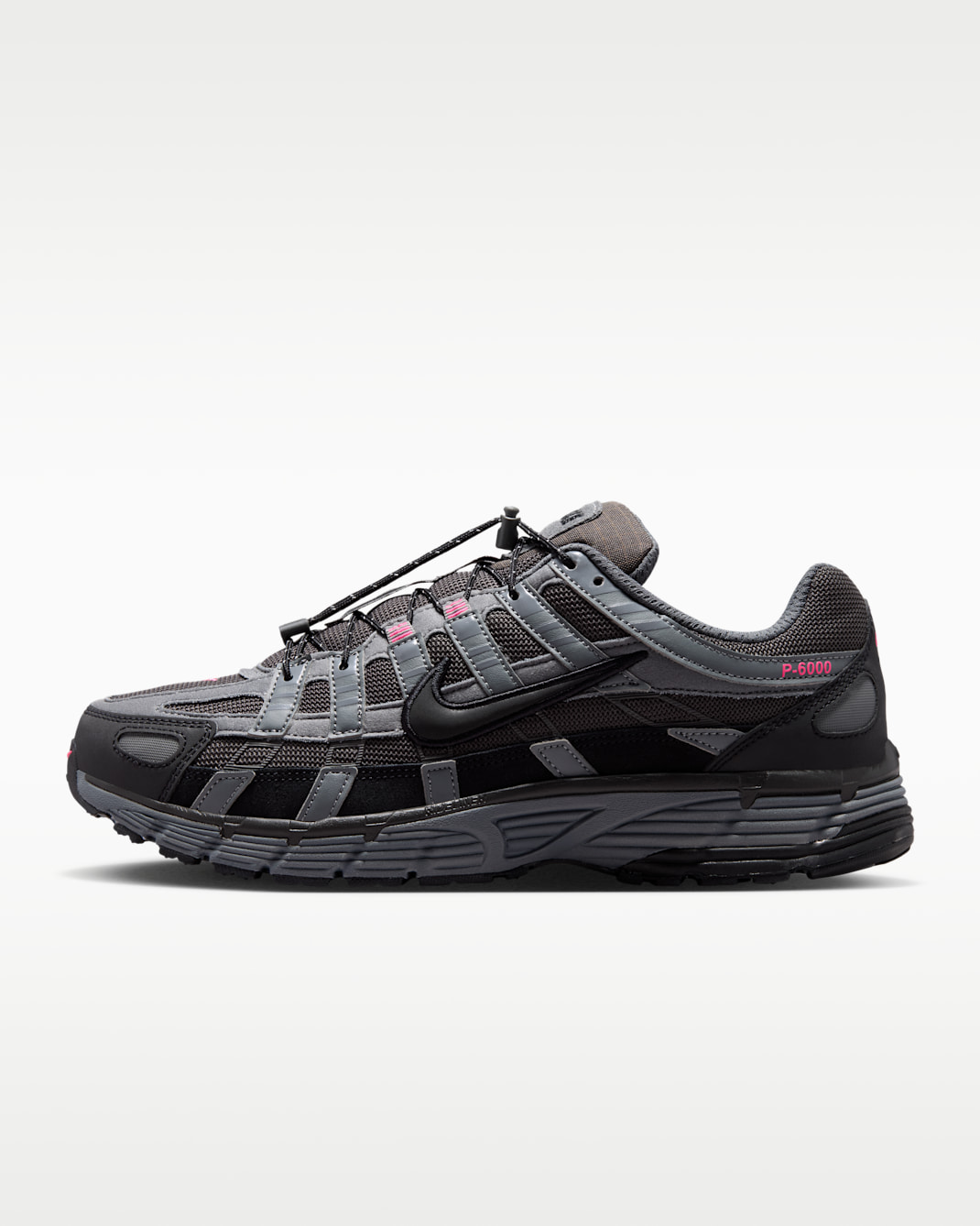 รองเท้าสำหรับฤดูหนาว Nike P-6000 - Medium Ash/Iron Grey/Hyper Pink/ดำ