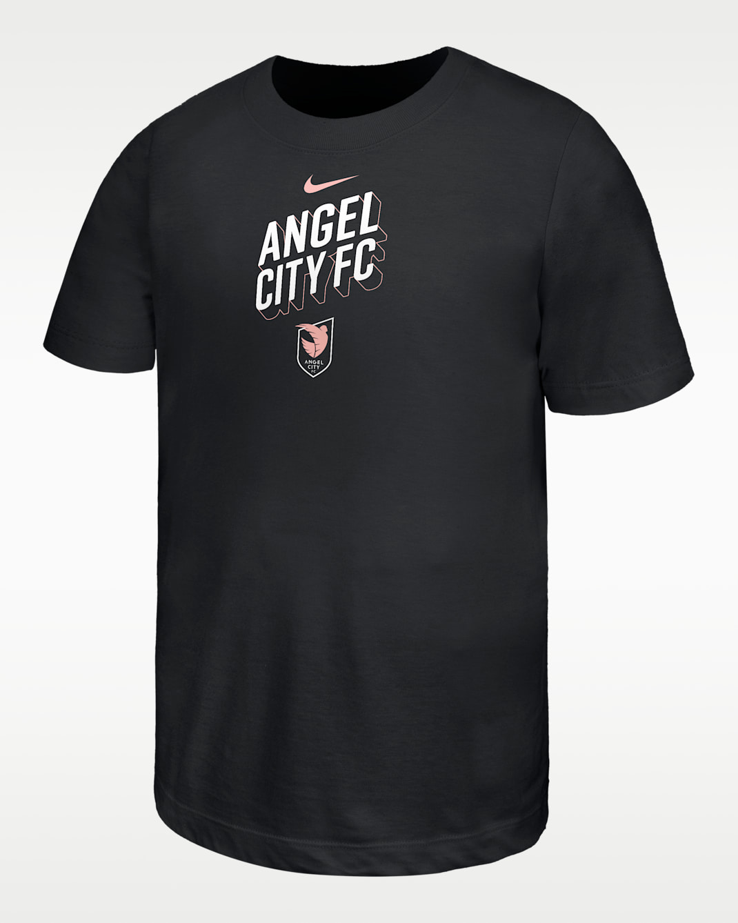 Angel City FC Big Kids' Nike Cotton T-Shirt - Black