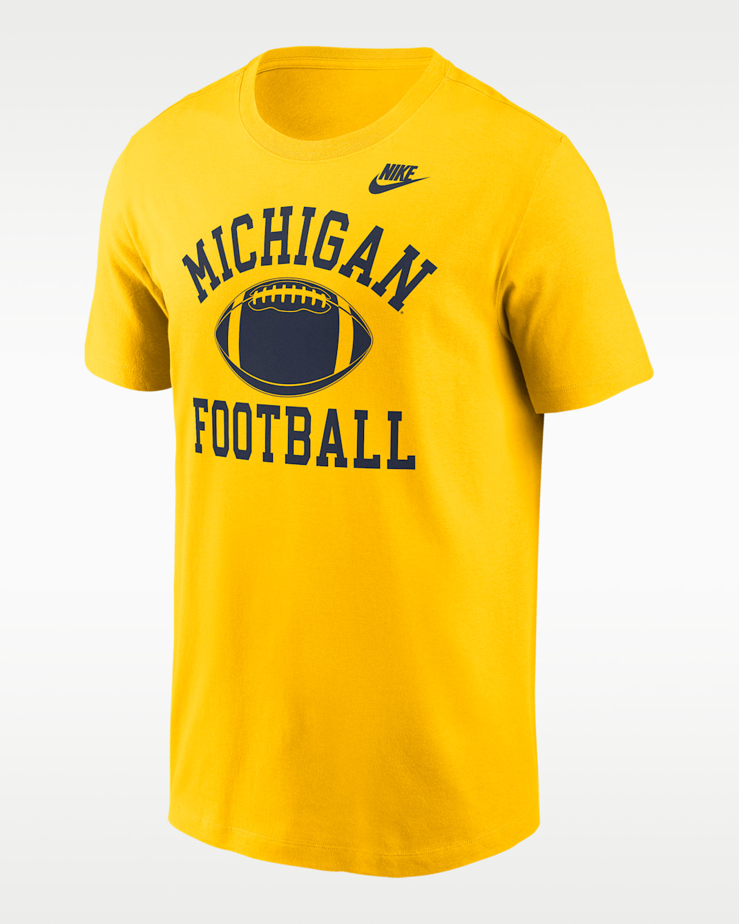 Michigan Legacy Football Icon Men's Nike College T-Shirt - Maize