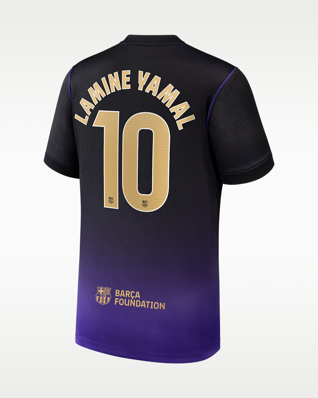 Lamine Yamal 2026/27 Stadium Away Kobe Big Kids' Nike Dri-FIT Soccer Jersey - Purple