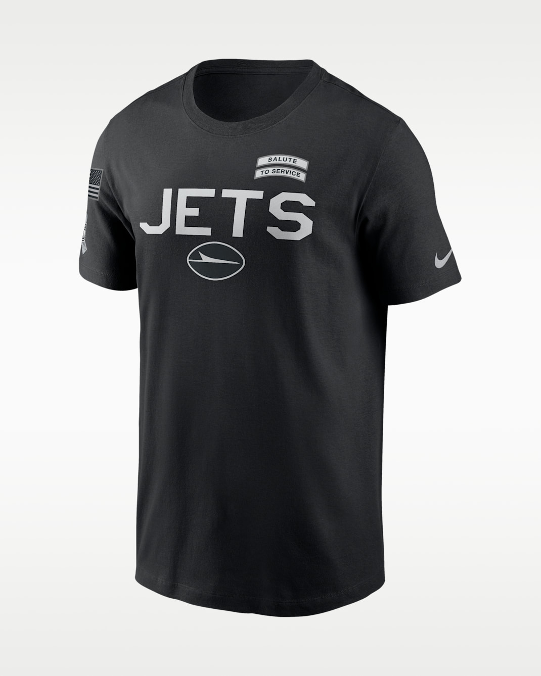 New York Jets Salute to Service Sideline Men's Nike Dri-FIT NFL T-Shirt - Black