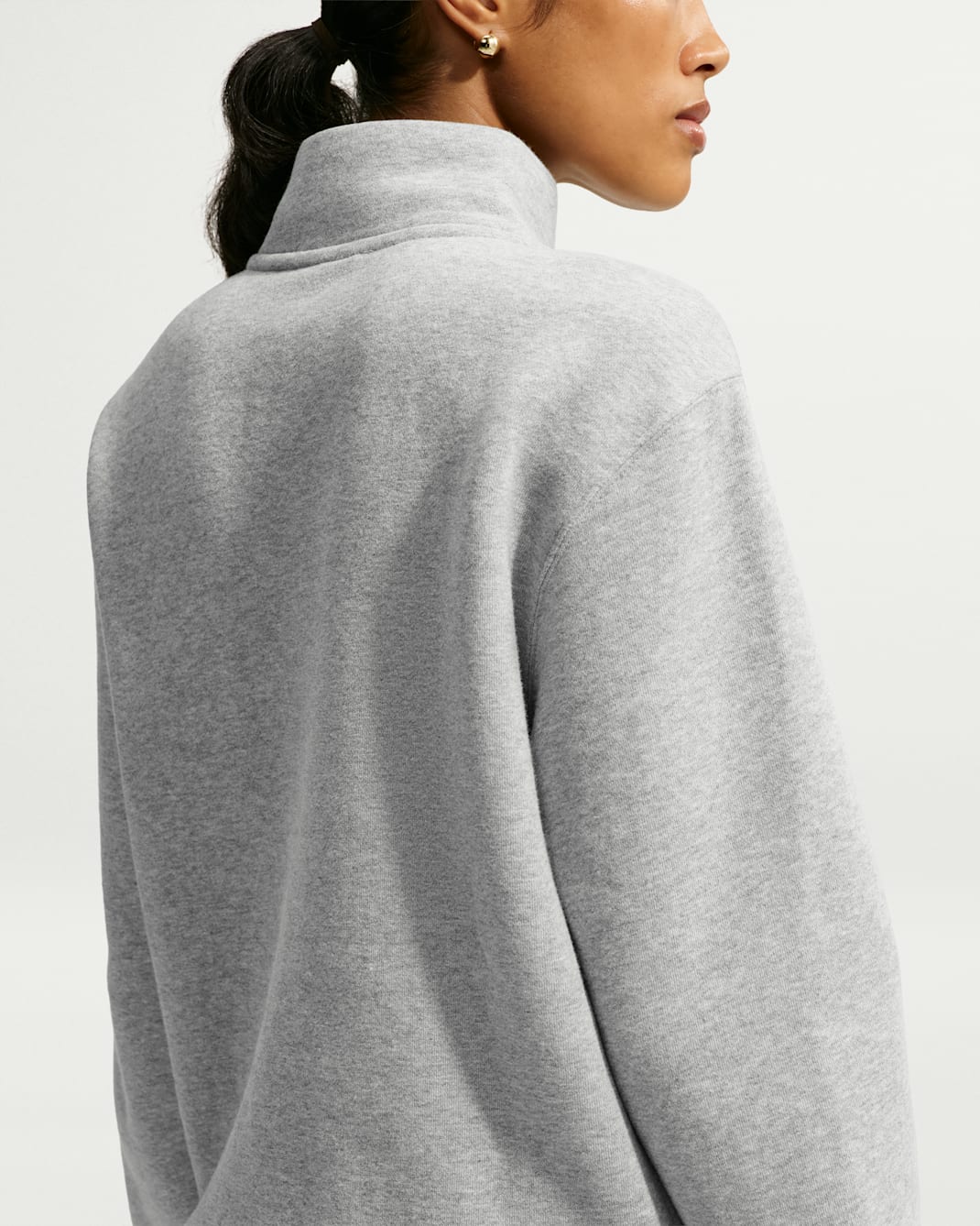 Nike Studio Fleece Medium Weight Women's 1/4-Zip Top