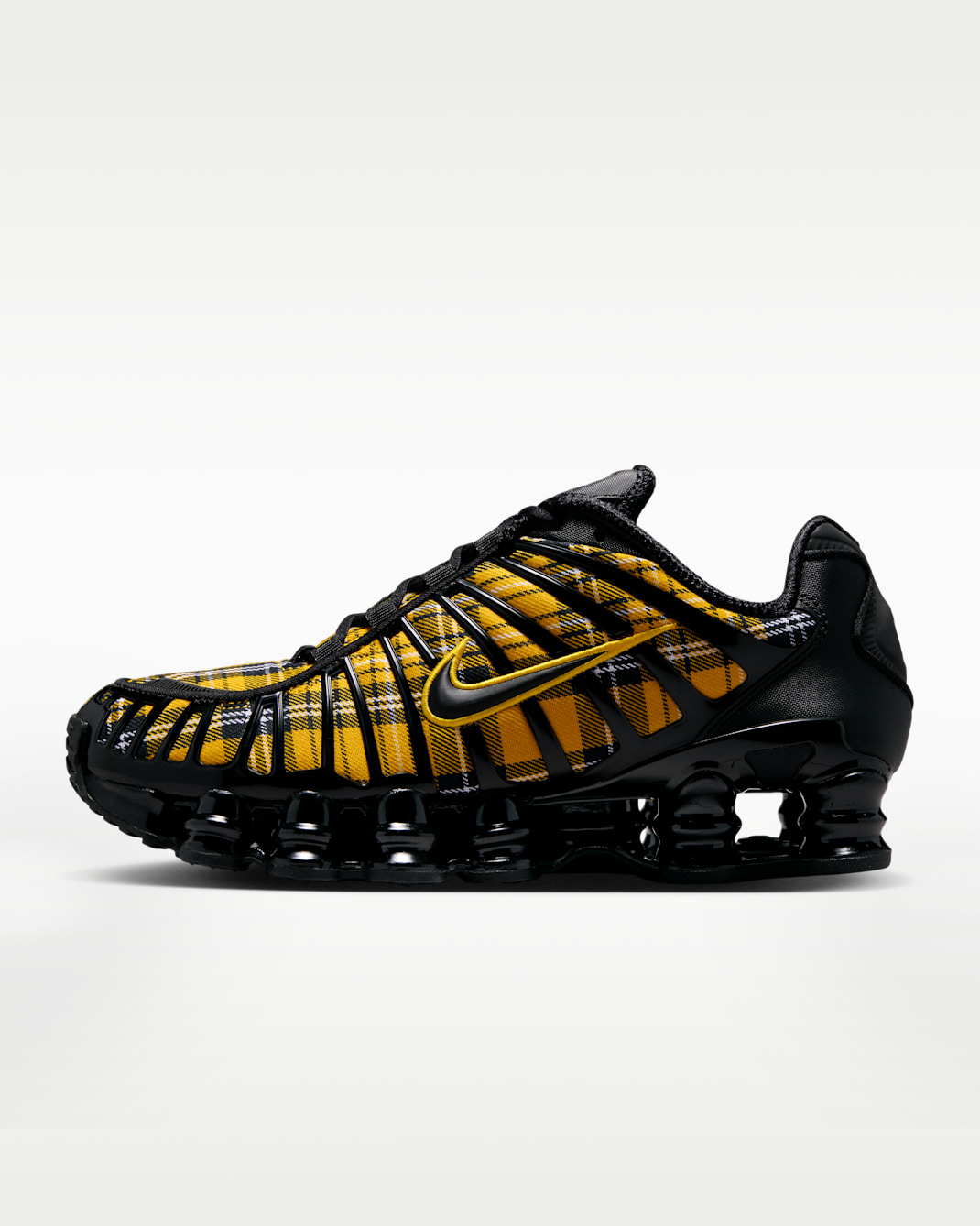 Chaussure Nike Shox TL pour femme - Noir/Blanc/Yellow Ochre/Noir