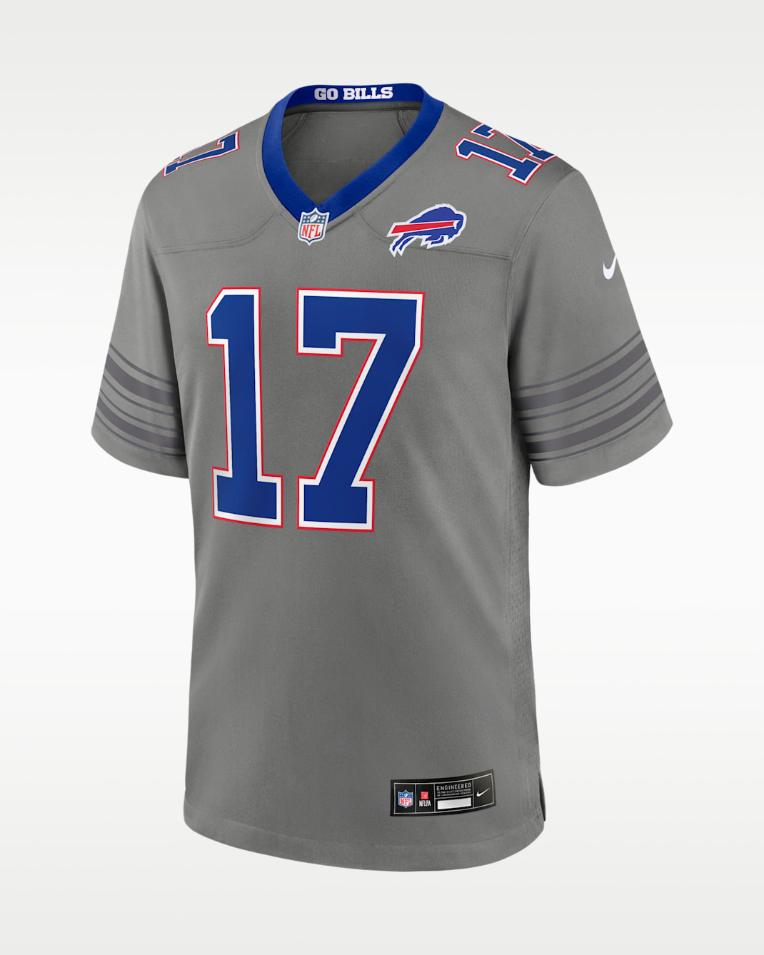 Josh Allen Buffalo Bills Men's Nike NFL Game Jersey - Grey