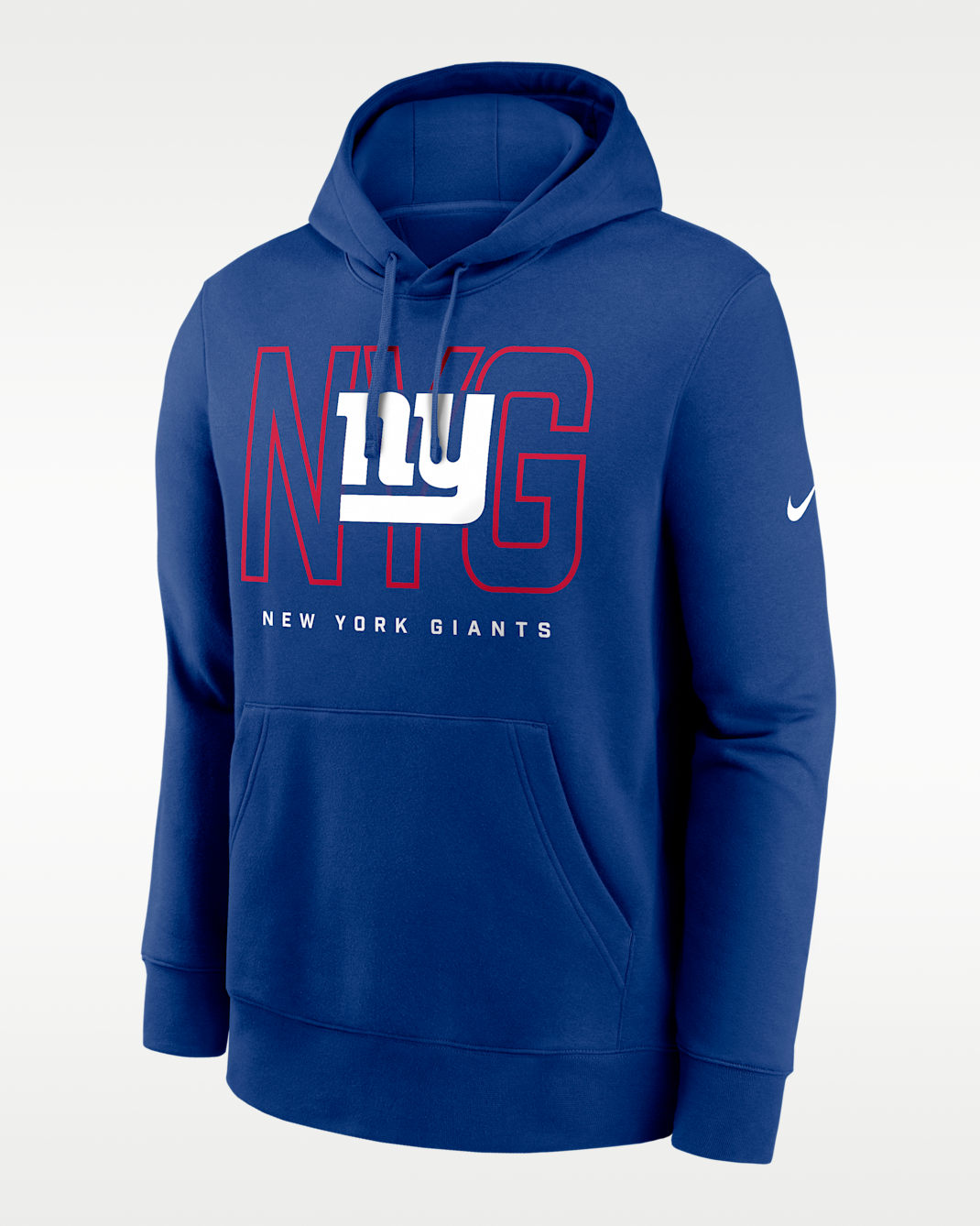 New York Giants Busted Play Club Men's Nike NFL Pullover Hoodie - Royal