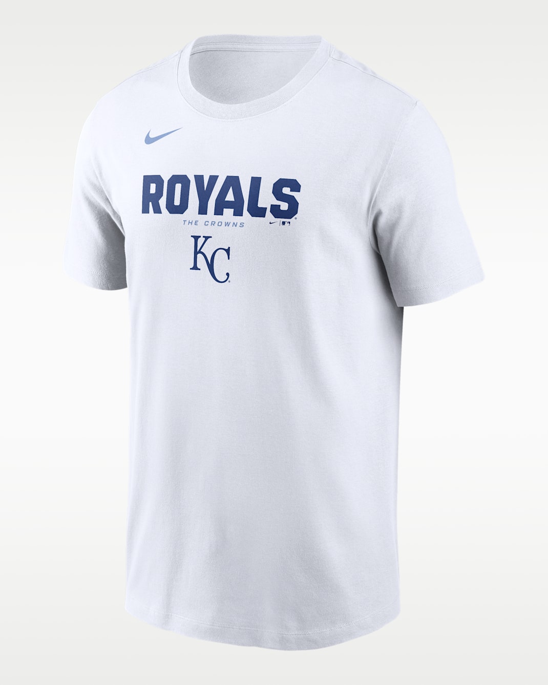 Kansas City Royals Bold Team Name Men's Nike MLB T-Shirt - White