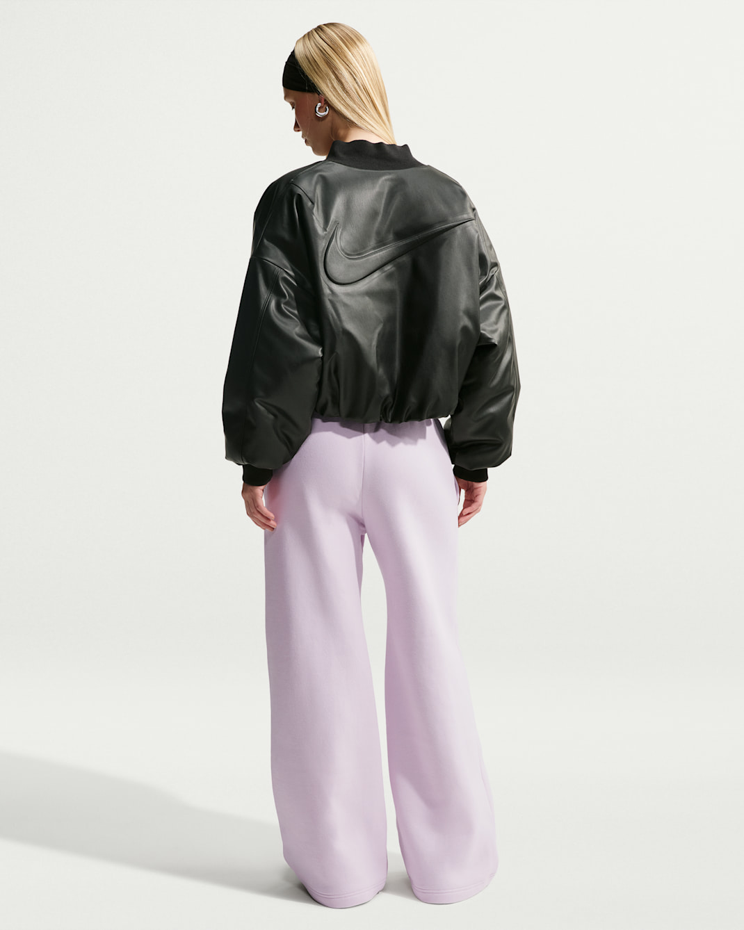 Nike Studio Fleece Medium Weight Women's Mid-Rise Wide-Leg Pants