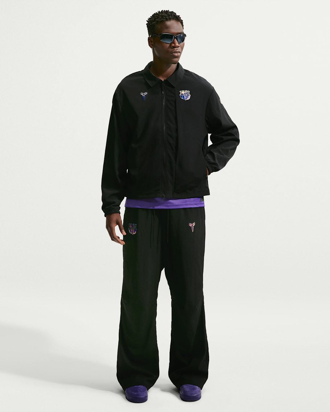 FC Barcelona Away Men's Kobe Soccer Woven Jacket
