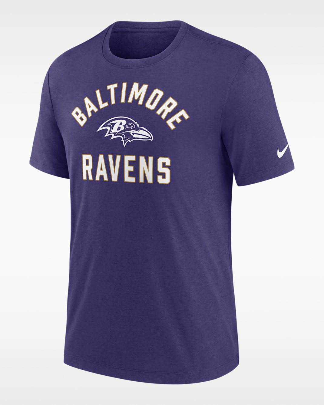 Baltimore Ravens Favorable Timeline Men's Nike NFL T-Shirt - Purple
