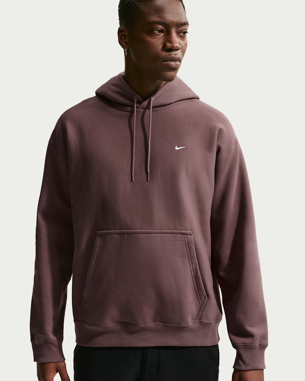 Sudadera con gorro sin cierre para hombre Nike Solo Swoosh - Tatuaje/Blanco