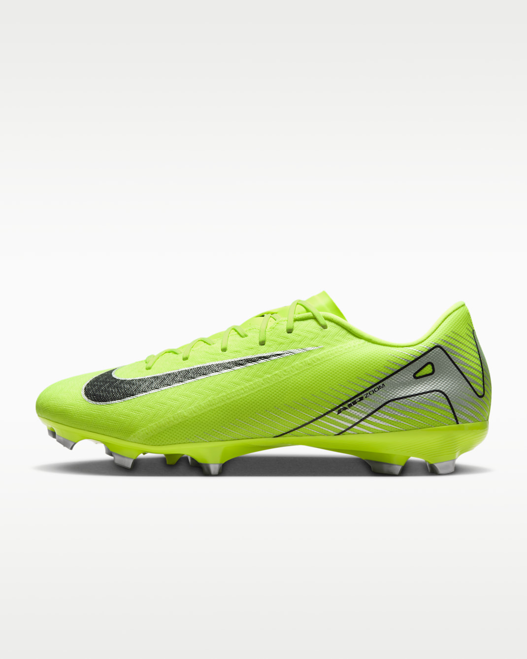 Nike Mercurial Vapor 16 Academy MG Low-Top-Fußballschuh - Volt/Schwarz