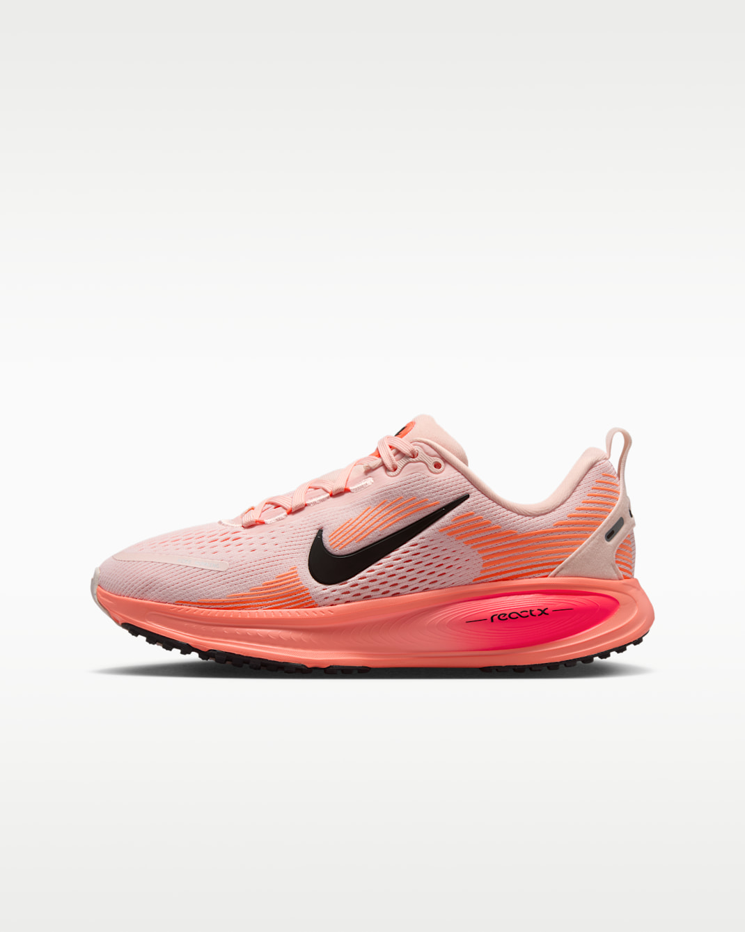 Tenis de correr en pavimento para niños grandes Nike Vomero 18 - Rosa eco/Carmesí brillante/Carmesí felicidad/Negro