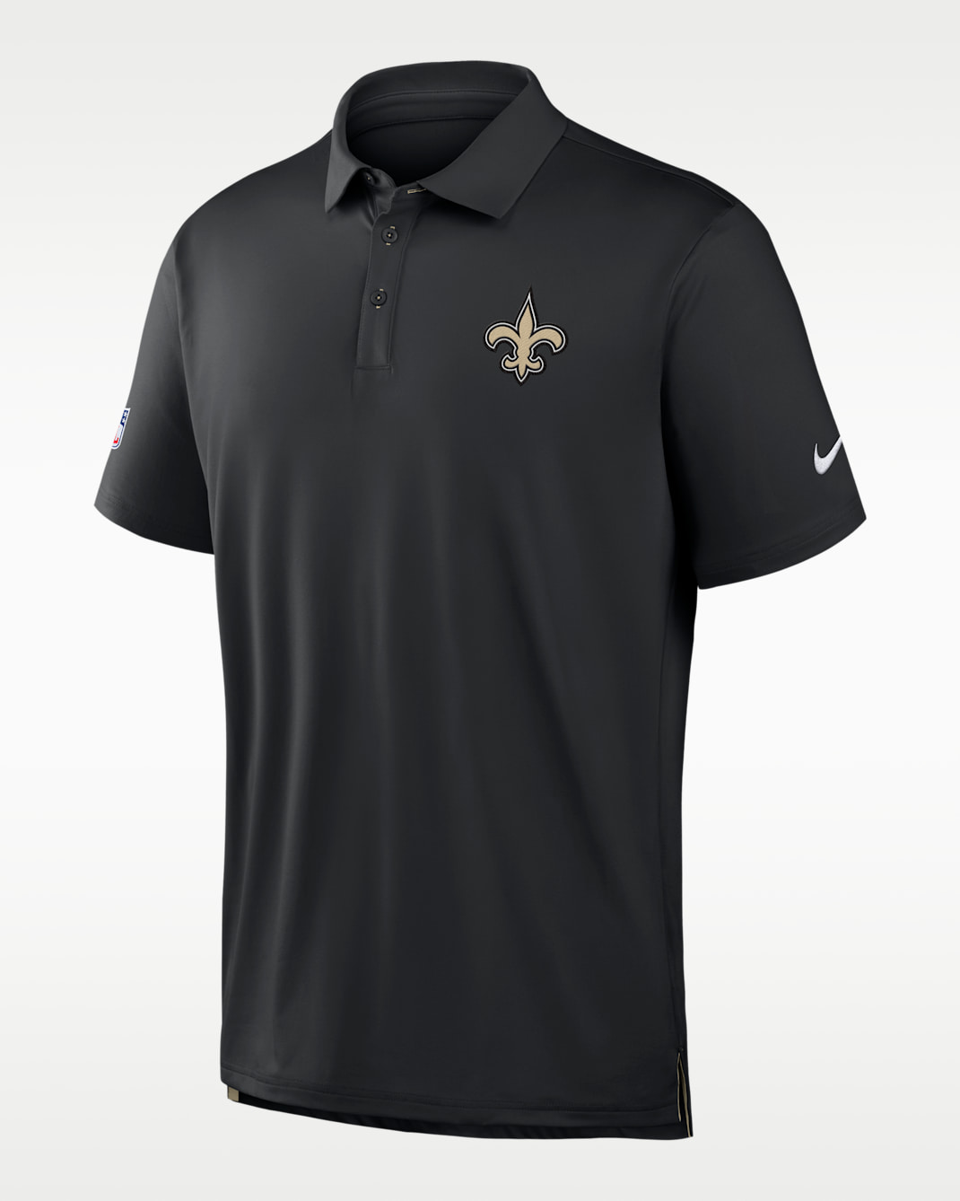New Orleans Saints Tour Men's Nike Dri-FIT NFL Polo - Black